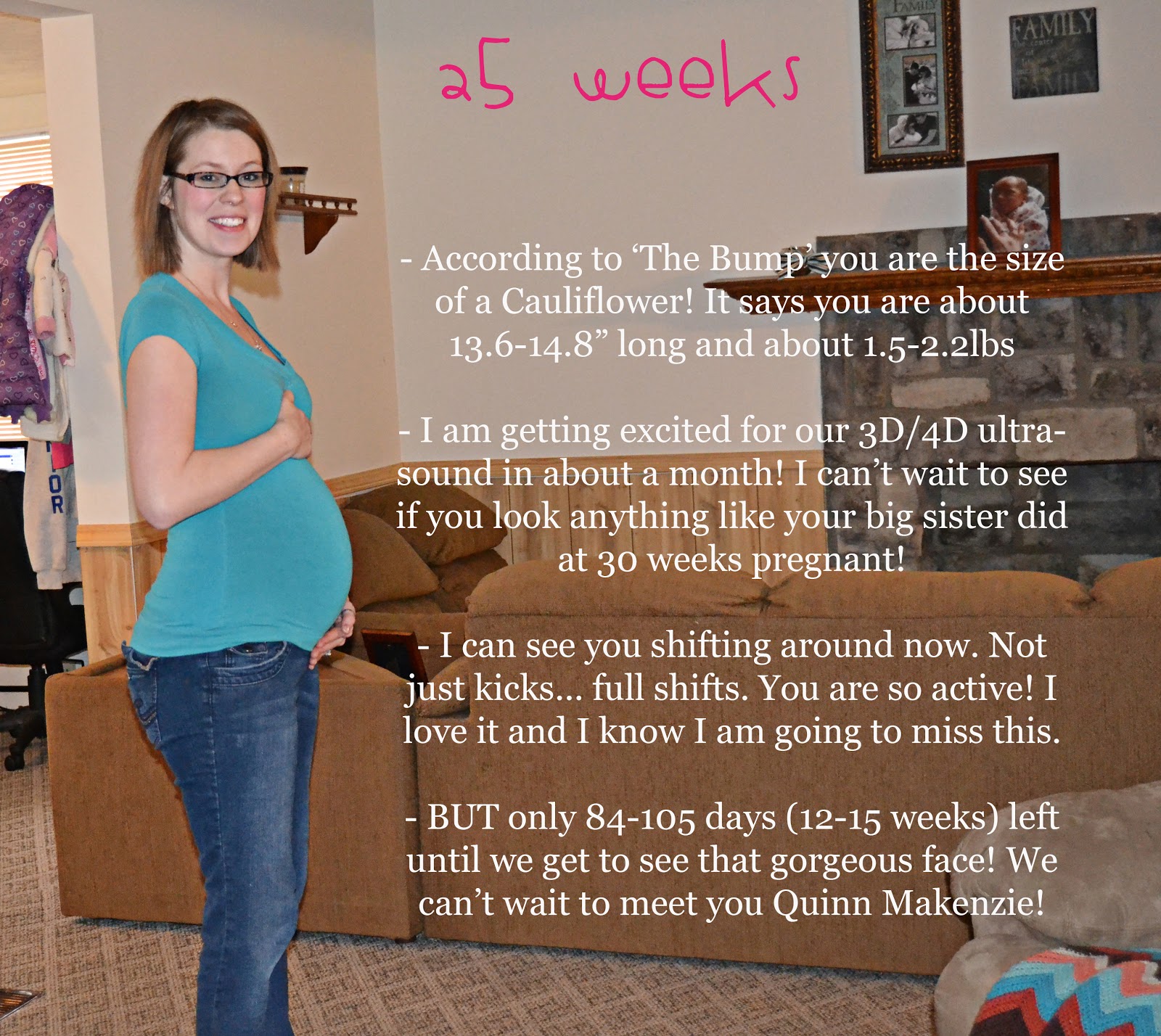 Life with Alyssa: 25 WEEKS PREGNANT!!! :)