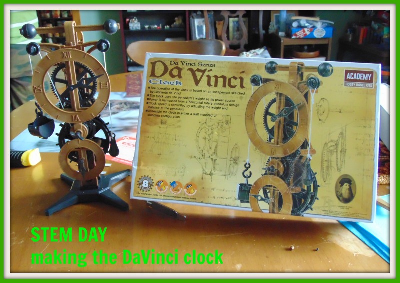 STEM The Building of DaVinci's Clock A Net in Time