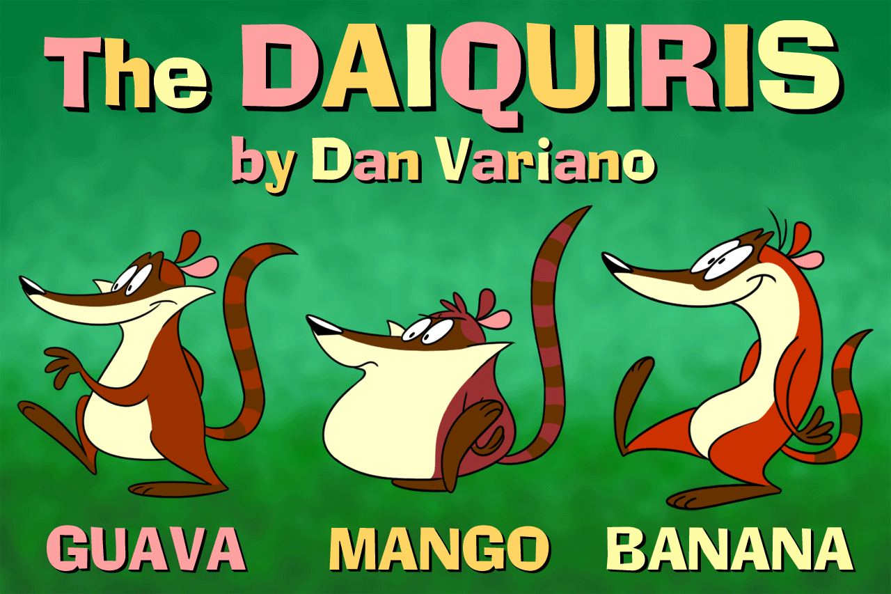 Dan Variano Comics and Animation The Daiquiris Walk Cycle