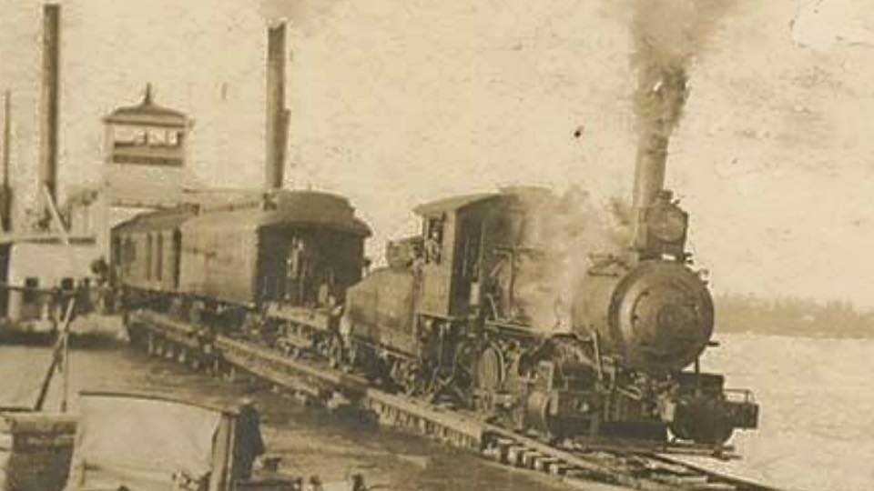 Industrial History IC Ferry between Brookport, IL and Paducah, KY