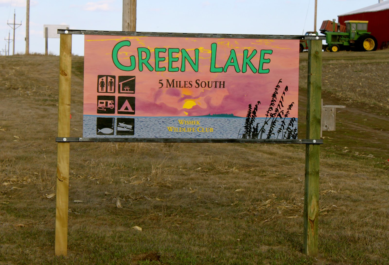 Wishek, North Dakota Fishing, Camping & Birding on Green Lake in North