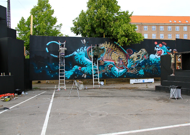 Nychos x DXTR New Mural In Copenhagen, Denmark — image 9