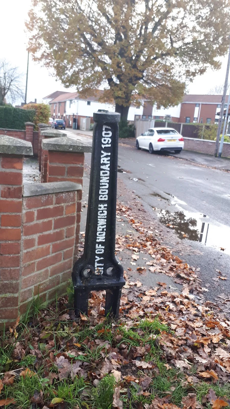 City of Norwich boundary marker
