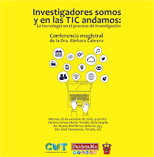 CONFERENCIA MAGISTRAL: "Investigadores somos y en las TIC andamos"