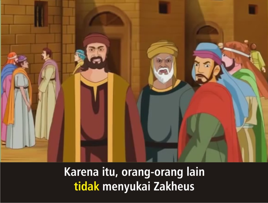 Komik Alkitab Anak: Tuhan Yesus Bertemu Zakheus