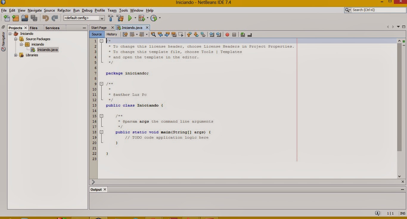 PROGRAMANDO FÁCIL: Creando proyecto en Netbeans