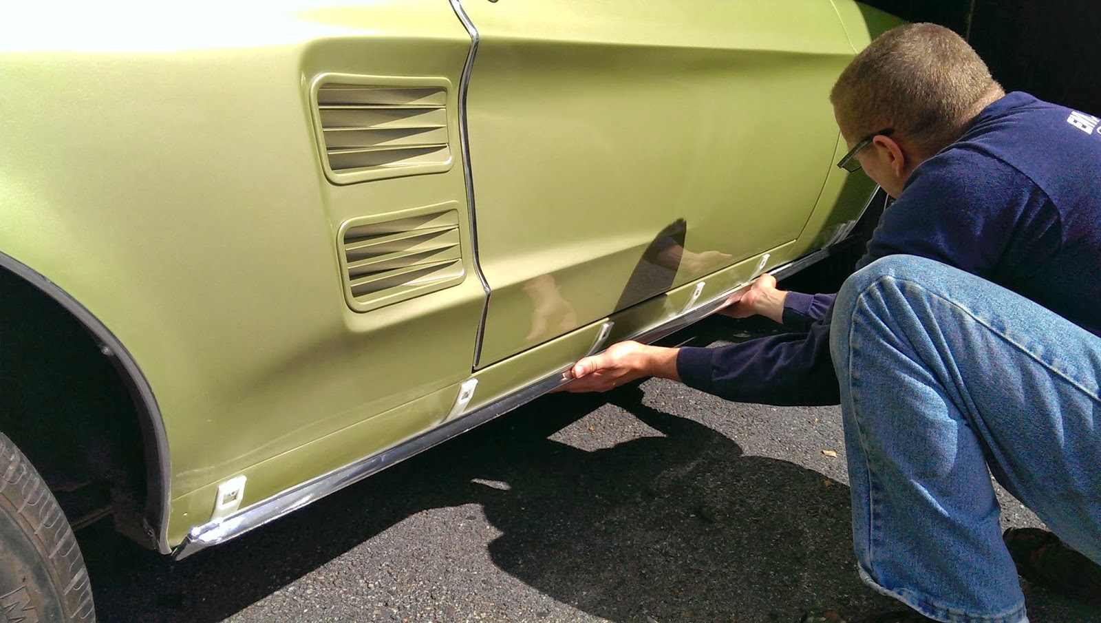 '67 Mustang Renovation Project: Rocker Panel Molding Install
