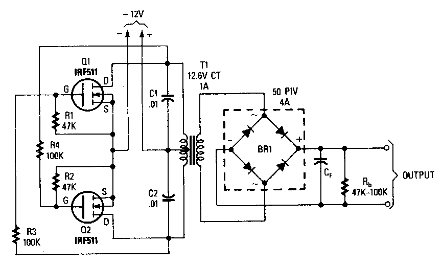 Best Power mosfet inverter Circuit Diagram | World of Technology