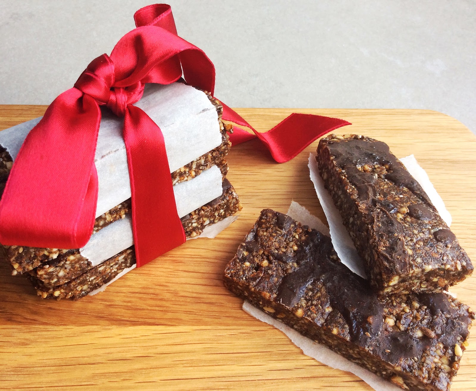 Carob Seed and Nut Energy Bars