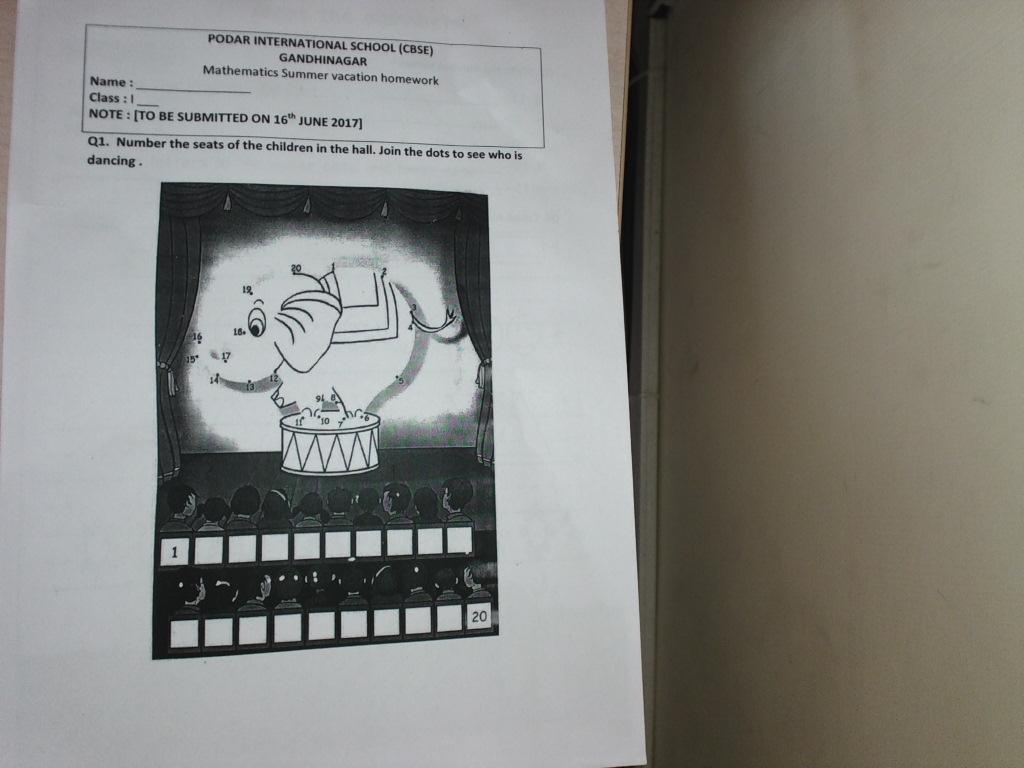 Winter holiday homework for class 1 to 5 image