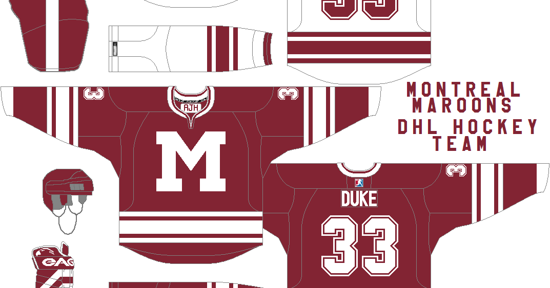 AJH Hockey Jersey Art: Montreal Canadiens 3rd Jersey concept (2 versions)