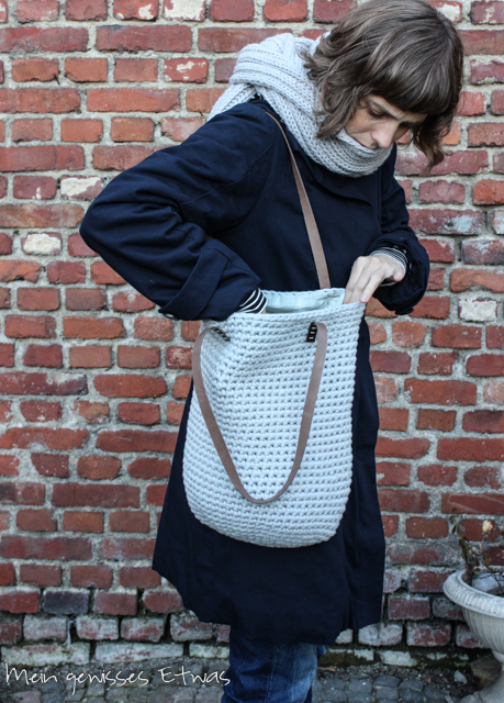 Mein Gewisses Etwas: Häkeltasche mit Materialien von Stoff&Stil