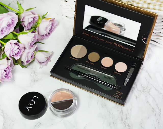 Perfect Brows with L.O.V BROWlights Eyebrow Pomade & Highlighter and BROWttitude Professional Eyebrow Palette