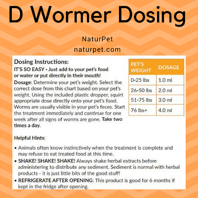 NaturPet D Wormer for Cats and Dogs Review Amy & Aron's