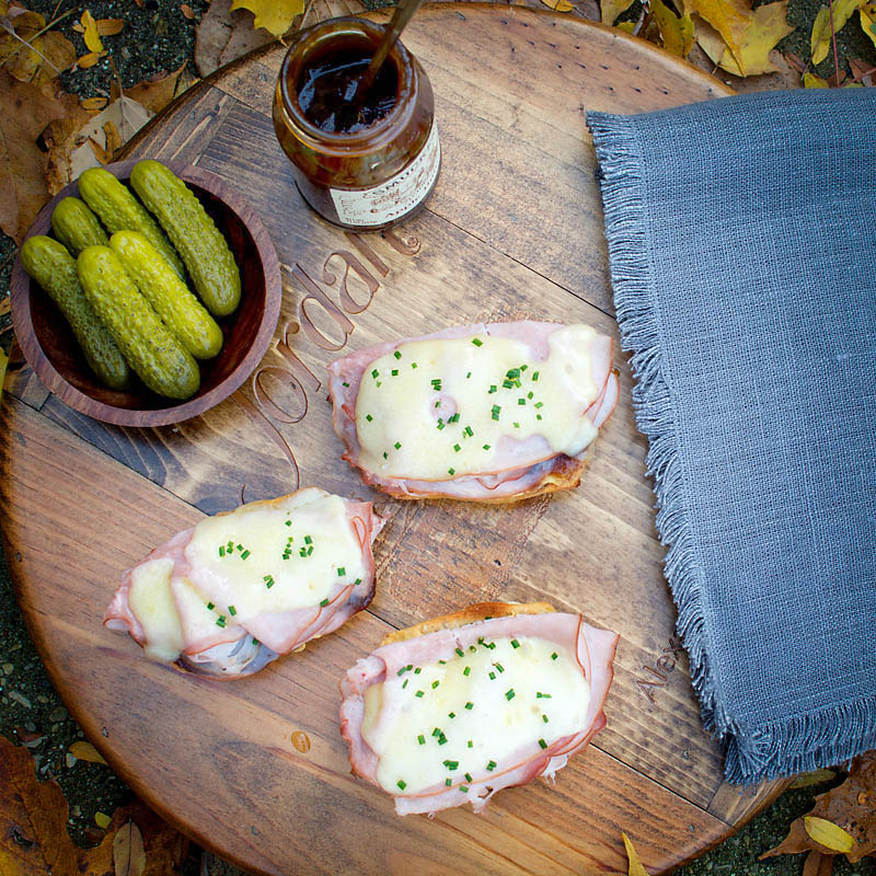 Savoring Time in the Kitchen Ham, Cheese, Apple Butter and Dijon