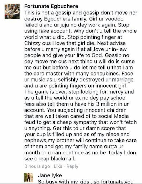 Update: - "Your juju no dey work again! - Brother-in-law to Nigerian woman abandoned by her husband for a side chick, taunts her on Facebook