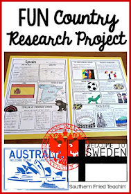 Do you have your students research about different countries? Looking for a unique way for students to display their research? These student-friendly posters are perfect for students to display their country research! And they look fabulous on a classroom bulletin board or hallway display!