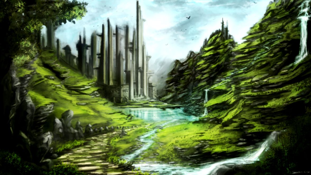 Fantastic Landscape by kyoar on DeviantArt