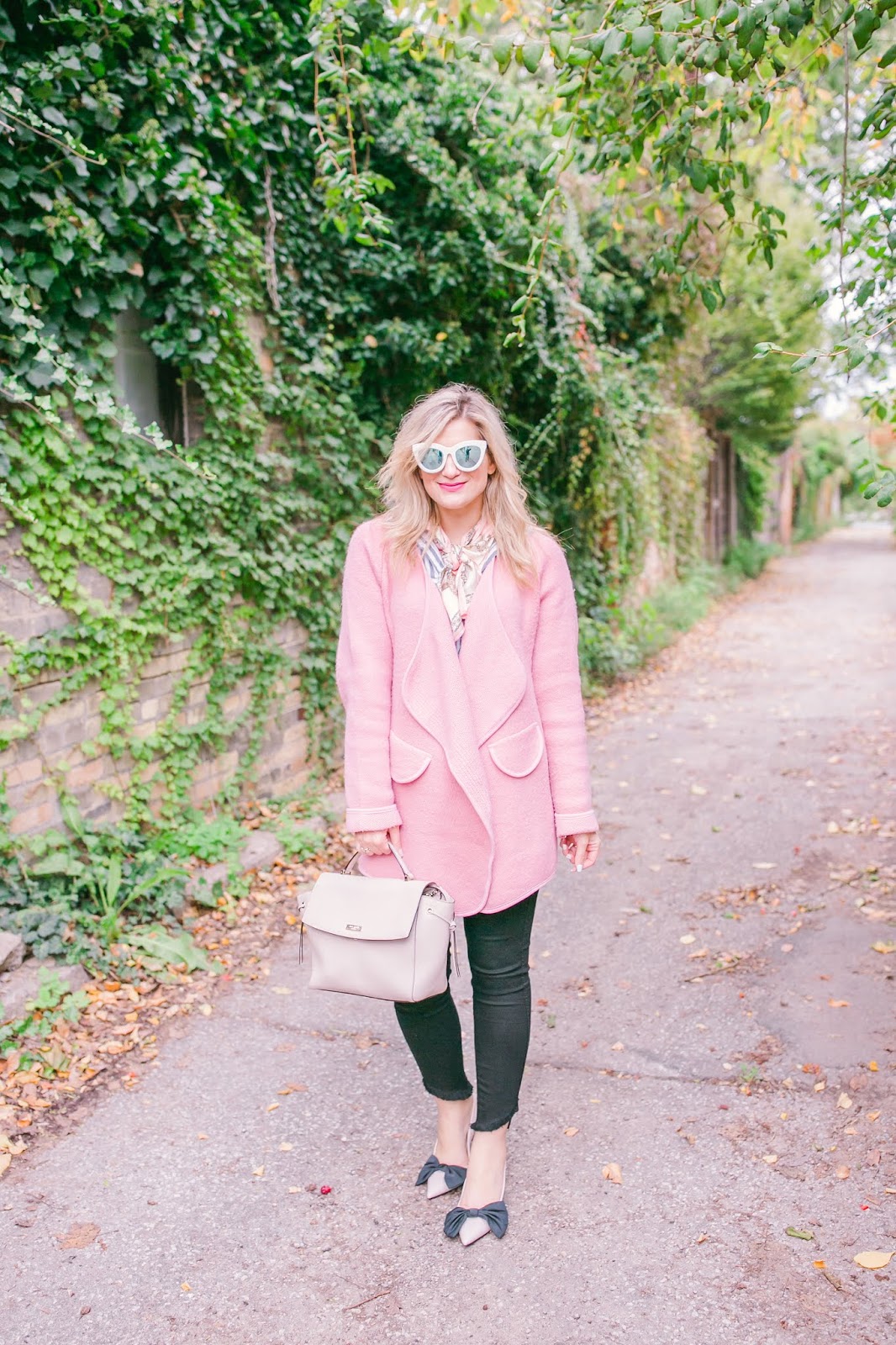 Bijuleni - How to Wear Your Cardigan in a Stylish Way - Chicwish Pink Cardigan 