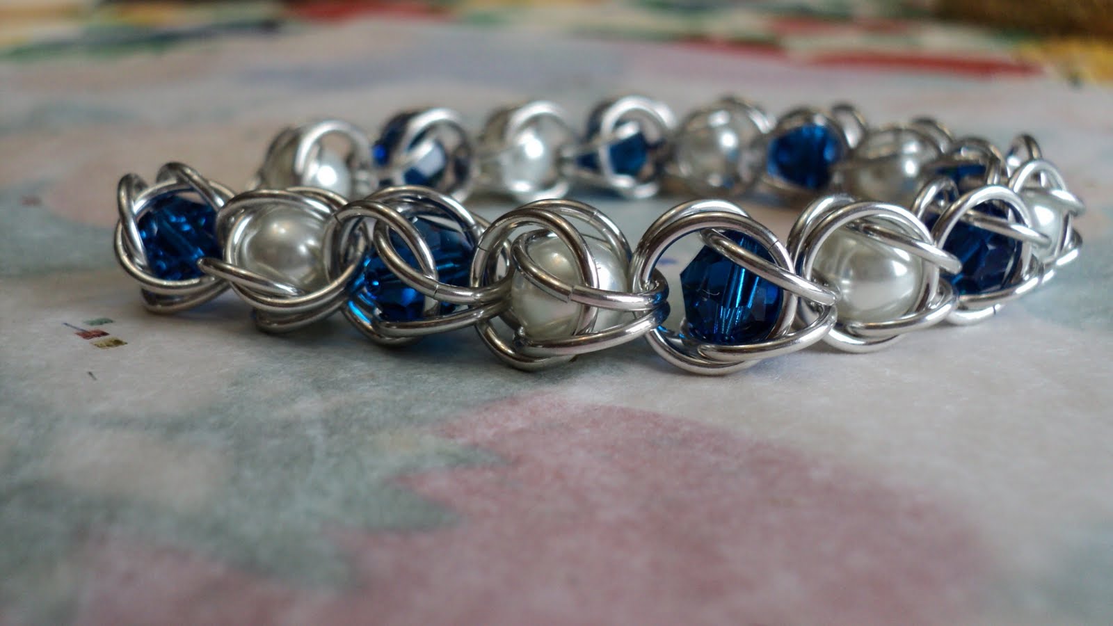 Just For You Jewellery Creations: Captive Bead Chain Mail