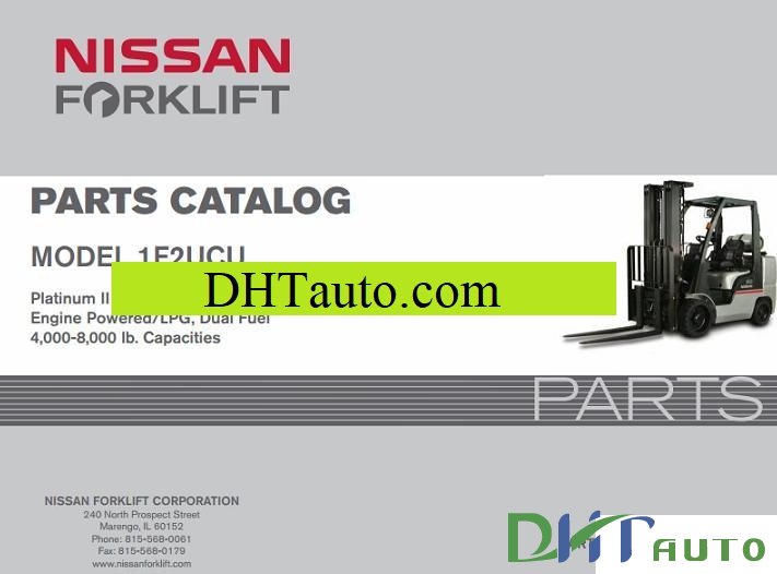 NISSAN FORKLIFT SHOP MANUAL FULL - Automotive Library