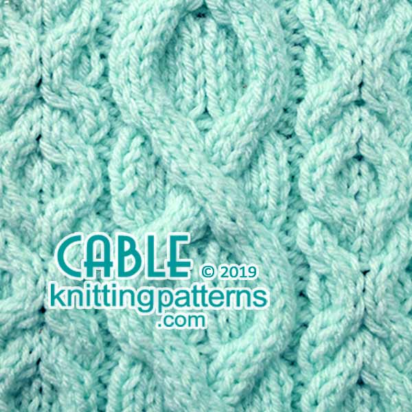 Knit Aran Stitches, Free #Knitting Pattern