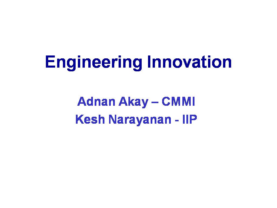Seminar Topic Engineering Innovation Engineering Students Corner