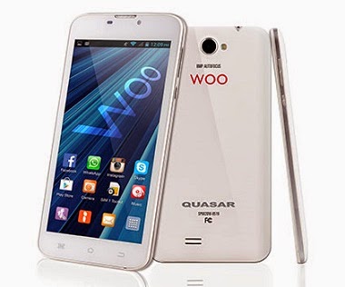 Phablet Woo Quasar con Android y doble SIM, precio y especificaciones