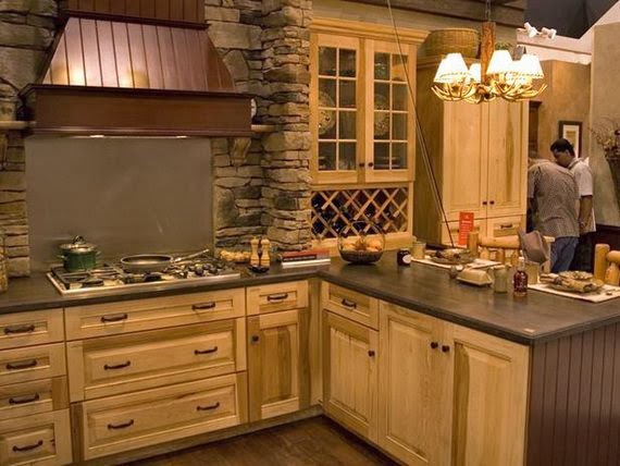 Cuisine Bois Naturel Es11 Montrealeast