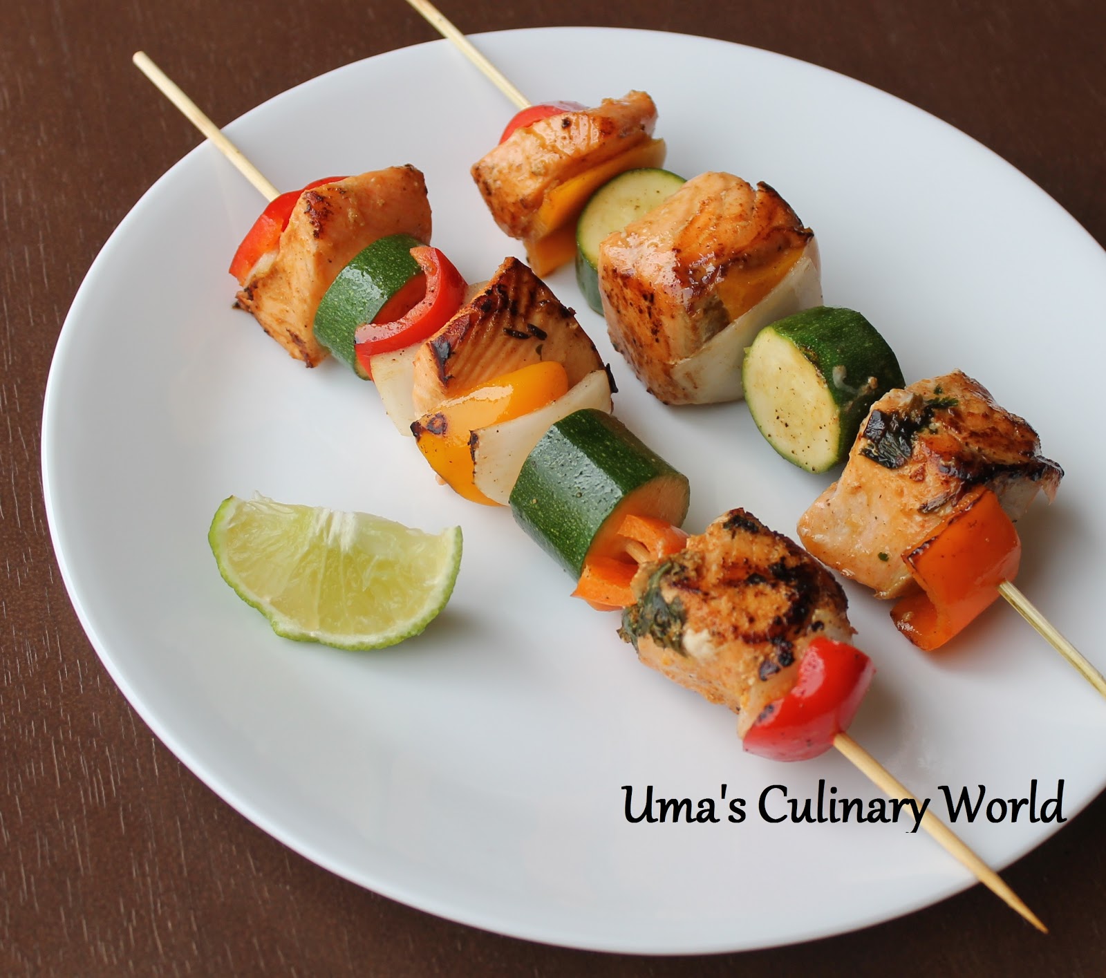 Ginger Lime Fish Kababs
