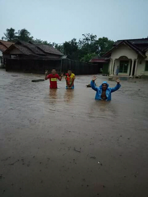 Kecamatan Marga Tiga Lampung Timur Kerendam Banjir