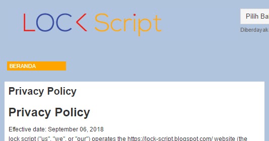 Locked script. Locked script