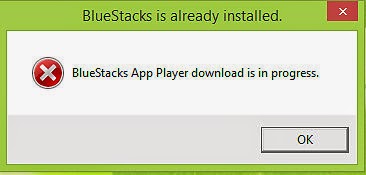 Sửa lỗi BlueStacks is already installed | BlueStacks App Player download is in progress