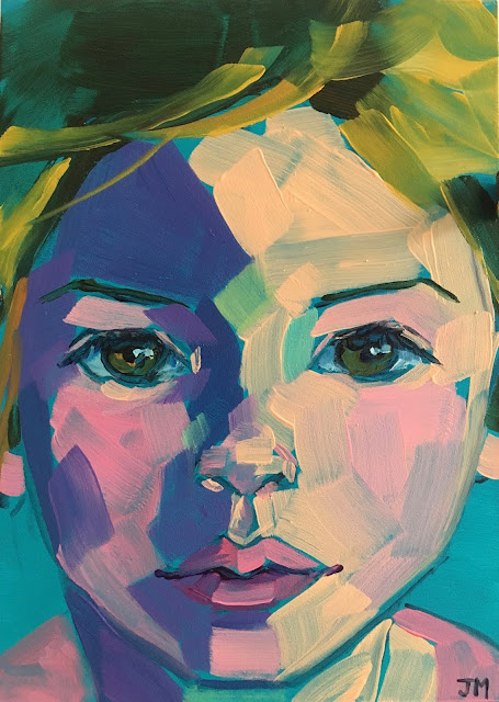 Jessica Miller Paintings: Half-Hour Portrait