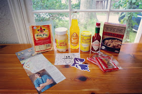 An array of delectable Louisiana products in the August Cajun Crate.