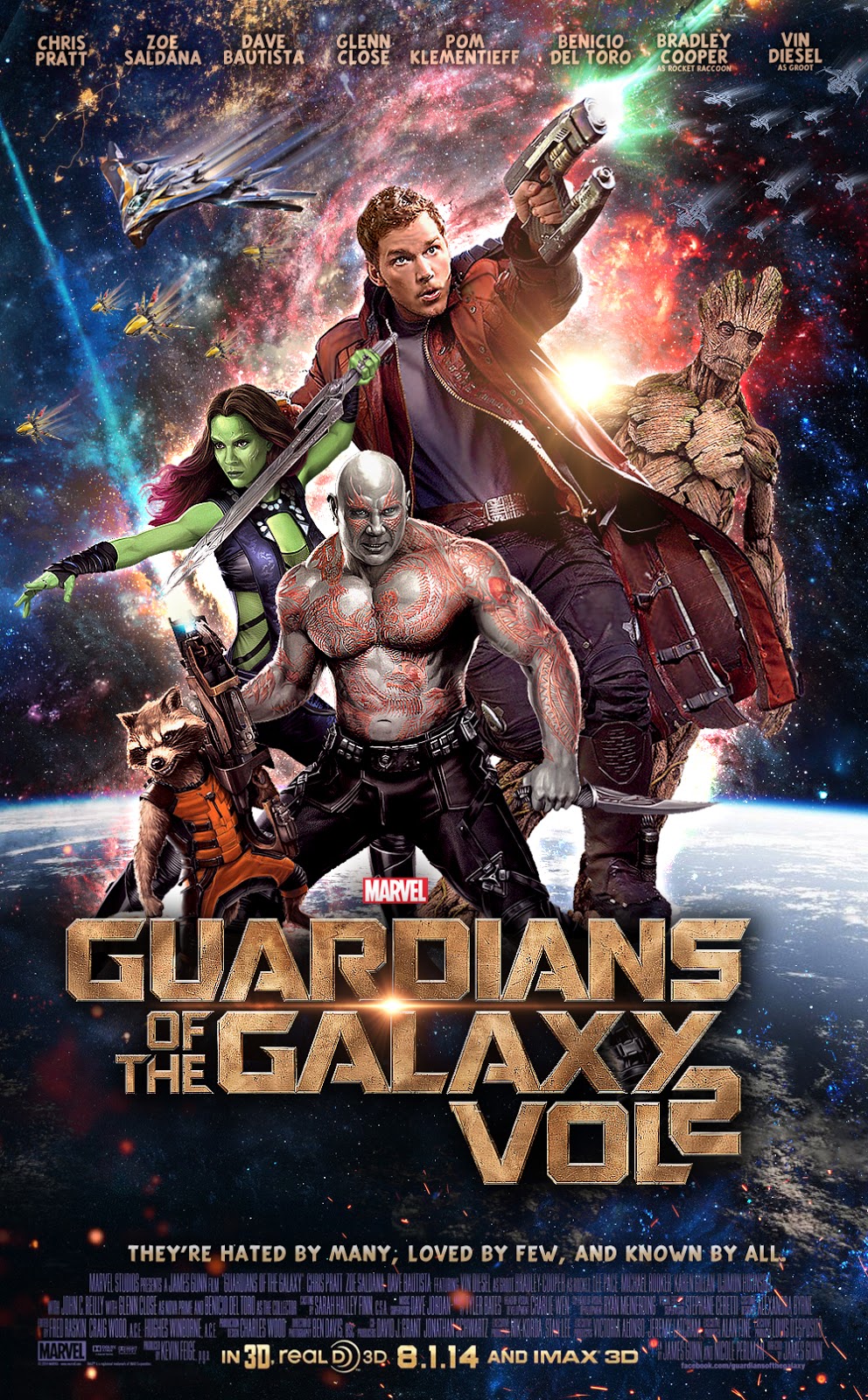 Guardiões da Galáxia Vol.2: Chris Pratt e Dave Bautista 
