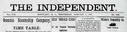 Independent News Media truly Independent? The headline from a 1900s Independent Newspaper.