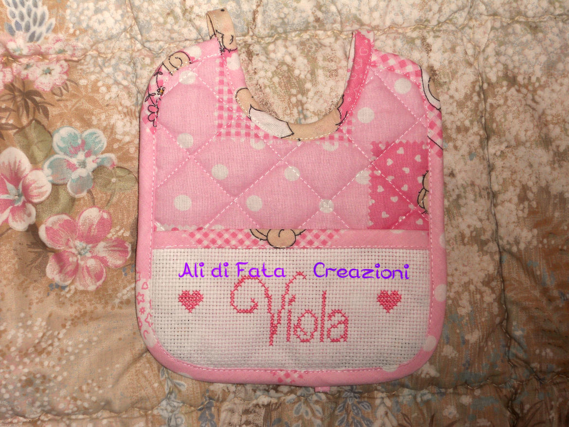 Set Accappatoio Bavaglino Beauty-Case Personalizzabile Con Nome - Ideale Regalo Per Neonati | Materiali Naturali E Morbidi