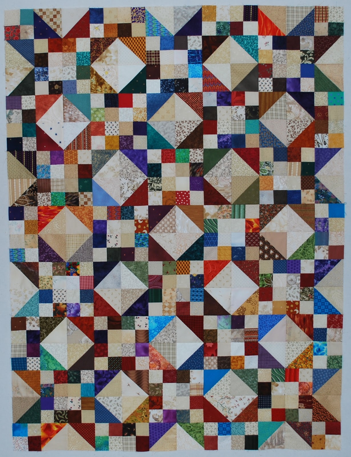 Double Nickel Quilts I See Stars quilt