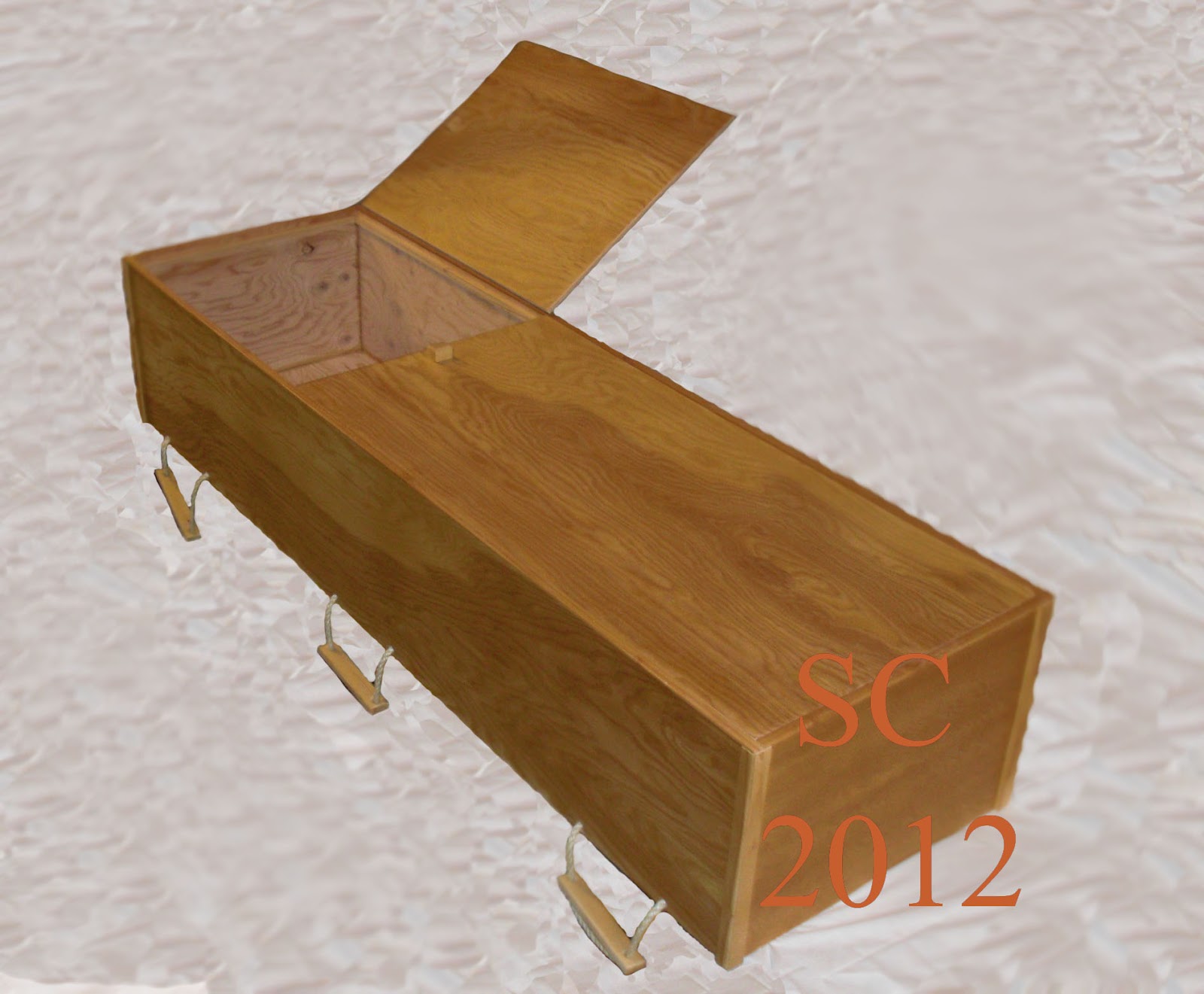 homemade casket designs