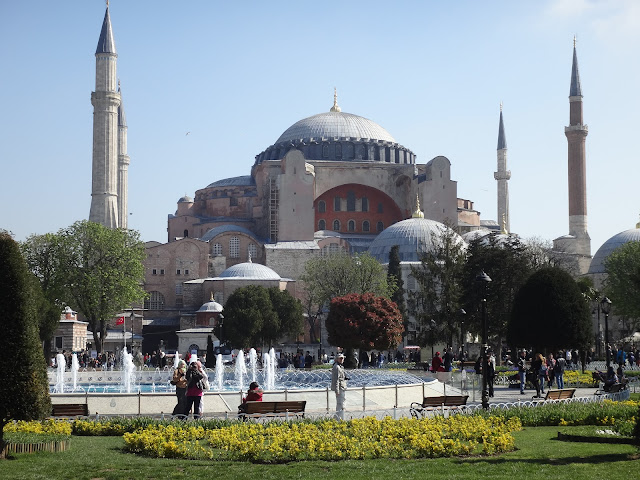 Hagia Sophia is an important monment during Byzantine (as a church) and for Ottoman Empires (later a mosque) and now is a museum at Sultanahmet in Istanbul, Turkey Hagia Sophia is an important monment during Byzantine (as a church) and for Ottoman Empires (later a mosque) and now is a museum at Sultanahmet in Istanbul, Turkey