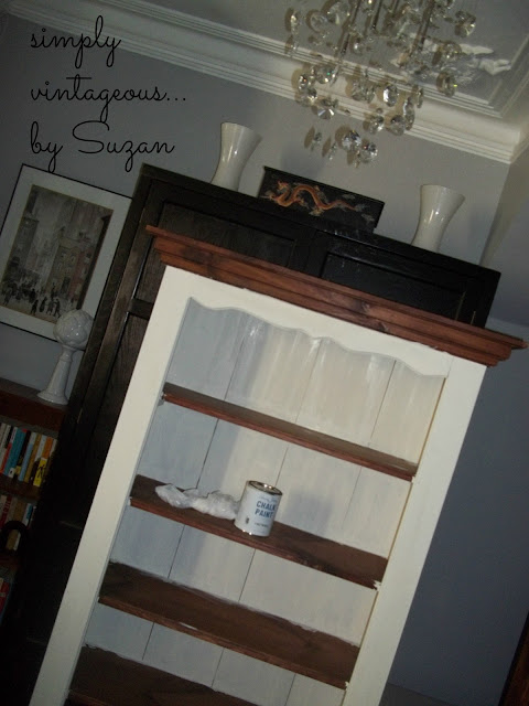 bookcase,before,after,annie sloan, old white,coco