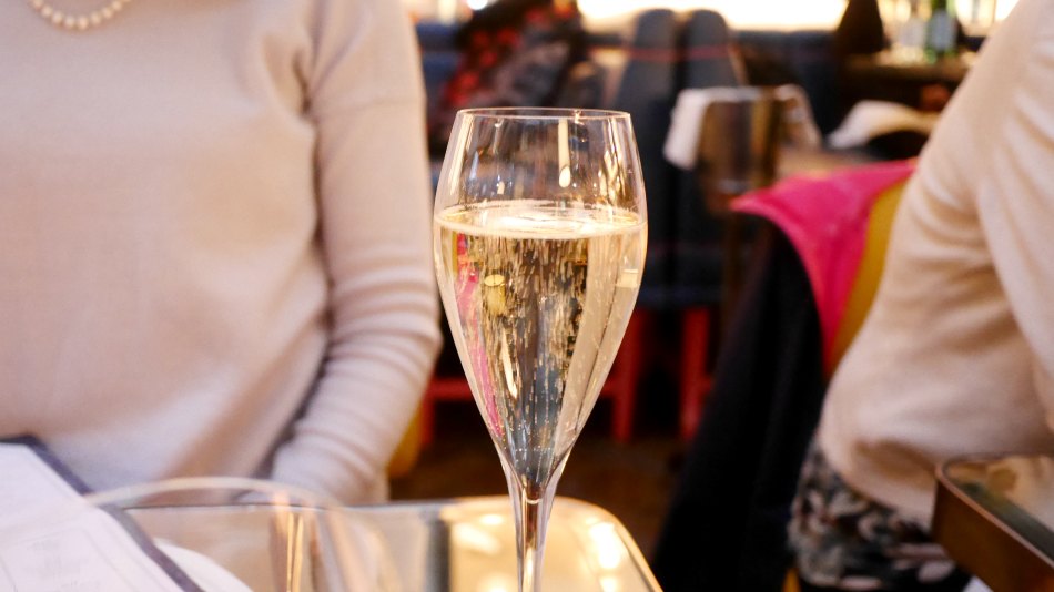 Champagne at Brasserie of Light Selfridges