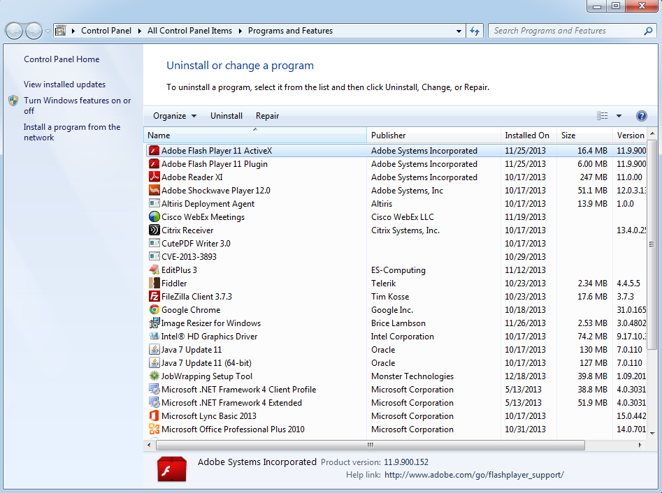 Control Panel Add Or Remove Programs – WTSITB