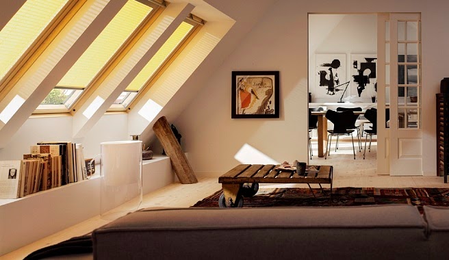 Sala en buhardilla - Decoración de salas con estilo