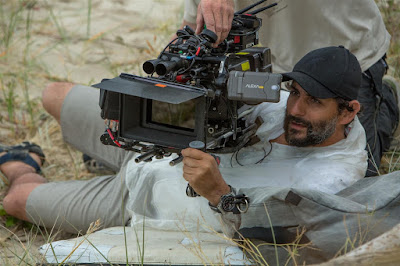Director Jaume Collet-Serra on the set of The Shallows