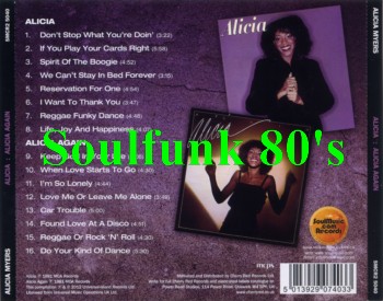 Soul & Funk 80's: Alicia Myers - Alicia + Alicia Again (1981)