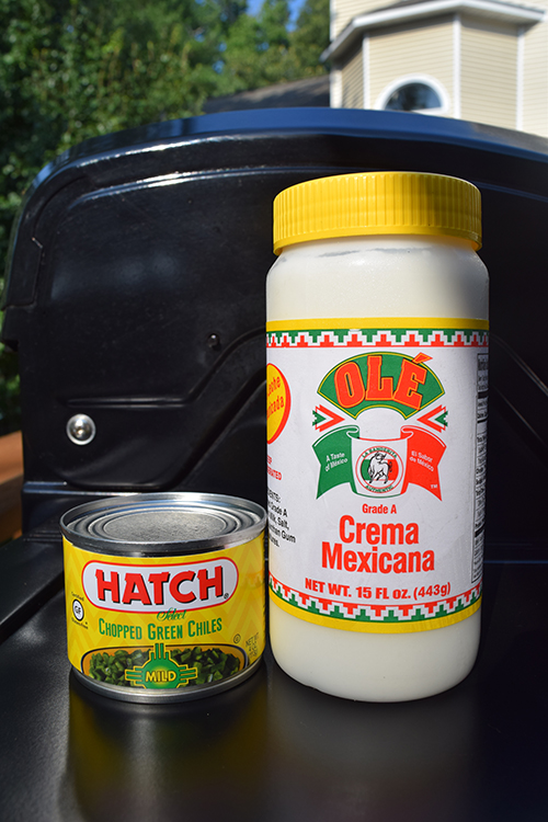 TexMex Sauce Hatch Green Chile and Cilantro Crema