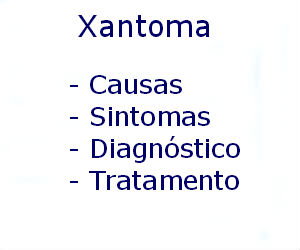 Xantoma causas sintomas diagnóstico tratamento prevenção riscos complicações