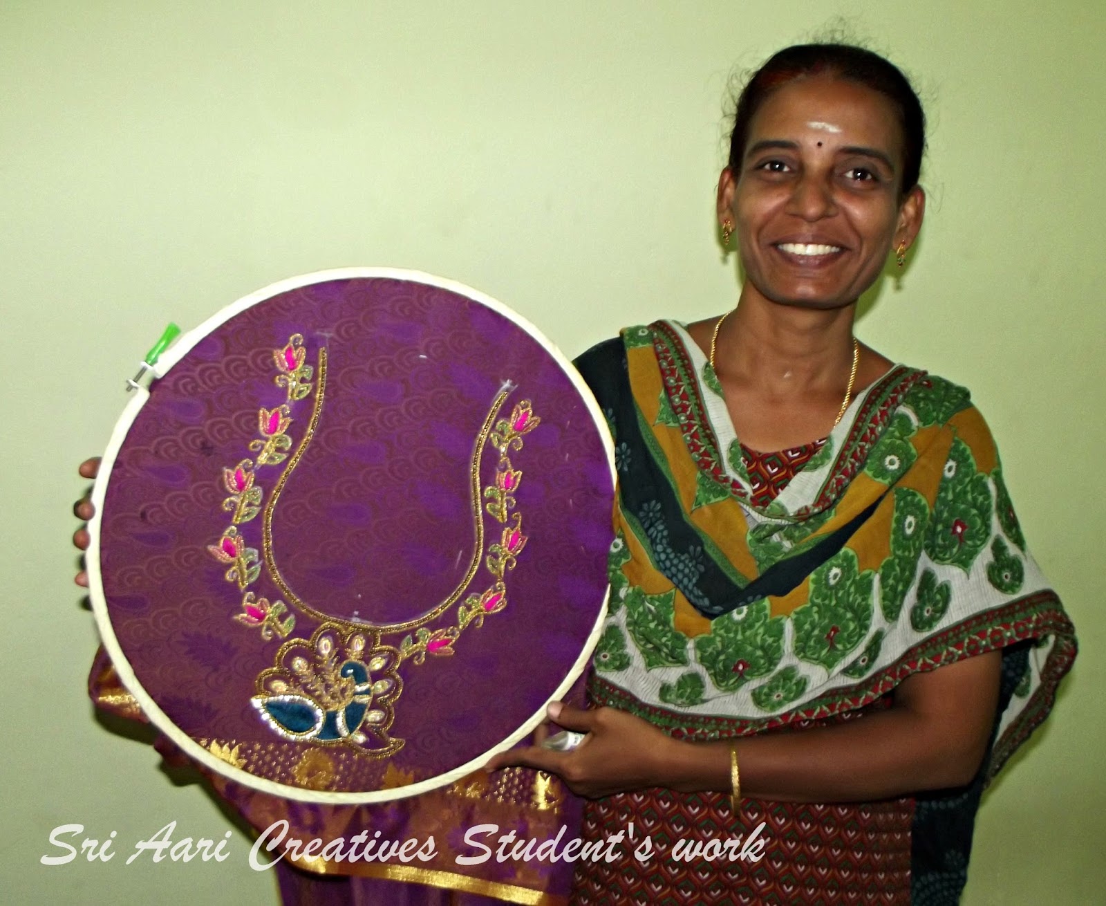 SRI AARI CREATIVES Aari Embroidery Classes Chennai 9842995293